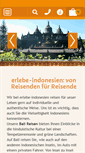 Mobile Screenshot of erlebe-indonesien.de