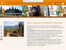 Tablet Screenshot of erlebe-indonesien.de